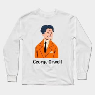 George Orwell Portrait T Shirt Long Sleeve T-Shirt